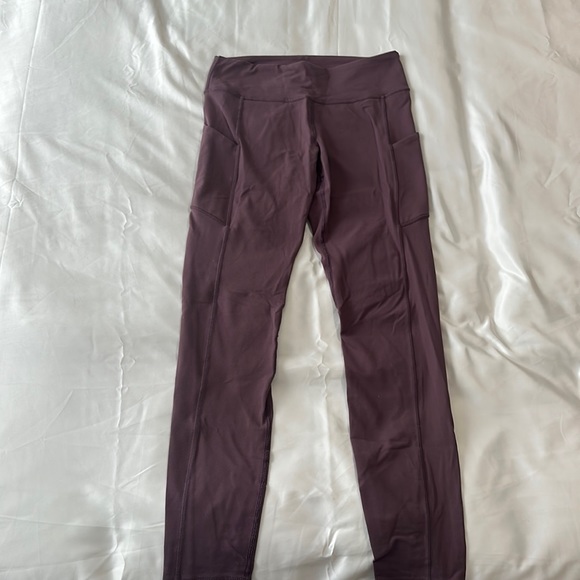 Mauve Leggings with Pockets - Picture 1 of 3